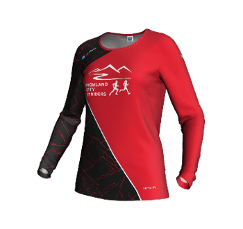 Product view HighlandCityStriders Women's Long Sleeve Race Shirt