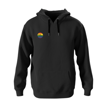 Produktansicht GravityMonkeys black rainbow hoodie Produktansicht GravityMonkeys black rainbow hoodie