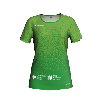 Produktansicht DRKAkademieSachsen Damenshirt Grün Produktansicht DRKAkademieSachsen Damenshirt Grün