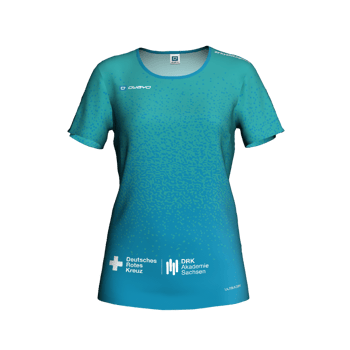 Produktansicht DRKAkademieSachsen Damenshirt Türkis Produktansicht DRKAkademieSachsen Damenshirt Türkis