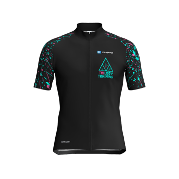 Product view trilogytraining Endurance Punk Relaxed Tight Fit Cycling Jersey - Unisex Product view trilogytraining Endurance Punk Relaxed Tight Fit Cycling Jersey - Unisex