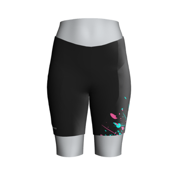 Product view trilogytraining Splat Cycling Shorts - Womens Product view trilogytraining Splat Cycling Shorts - Womens