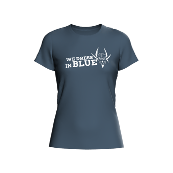 Produktansicht BlueDevilsSchwetzingen T-Shirt Damen "We Dress In Blue" Produktansicht BlueDevilsSchwetzingen T-Shirt Damen "We Dress In Blue"