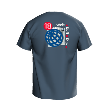 Produktansicht weltkulttour T-Shirt 2025 Produktansicht weltkulttour T-Shirt 2025