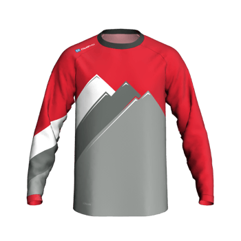 Produktansicht Trailschlawinershop Jersey Herren Berge Rot Produktansicht Trailschlawinershop Jersey Herren Berge Rot