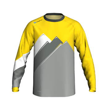 Produktansicht Trailschlawinershop Jersey Herren Berge Gelb Produktansicht Trailschlawinershop Jersey Herren Berge Gelb