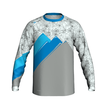 Produktansicht Trailschlawinershop Jersey Herren Spider Berge Blau Produktansicht Trailschlawinershop Jersey Herren Spider Berge Blau