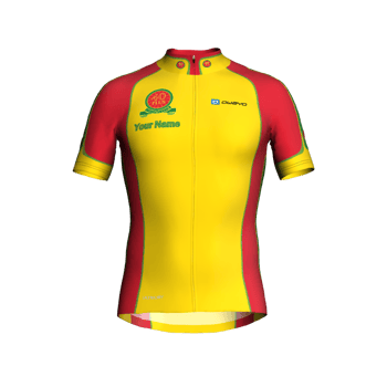 Product view fortypluscc Men's premium tailored Jersey in Club Colours with reflective band and zip pocket. Includes the option to add your name, club section or both.
 Product view fortypluscc Men's premium tailored Jersey in Club Colours with reflective band and zip pocket. Includes the option to add your name, club section or both.