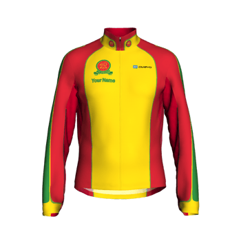 Product view fortypluscc Unisex premium Soft Shell Jacket  in Club Colours with reflective band and zip pocket. Includes the option to add your name, club section or both.
 Product view fortypluscc Unisex premium Soft Shell Jacket  in Club Colours with reflective band and zip pocket. Includes the option to add your name, club section or both.
