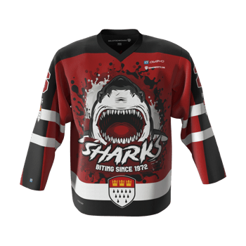Produktansicht trikotdesigns SHARKS Produktansicht trikotdesigns SHARKS
