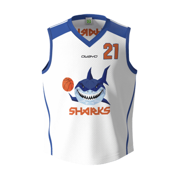 Produktansicht sharks_teamwear Trikot Kids weiß