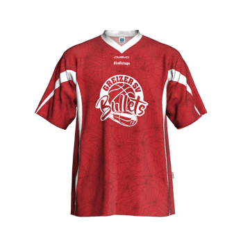 Produktansicht BulletsSportswear Shootingshirt Red Produktansicht BulletsSportswear Shootingshirt Red