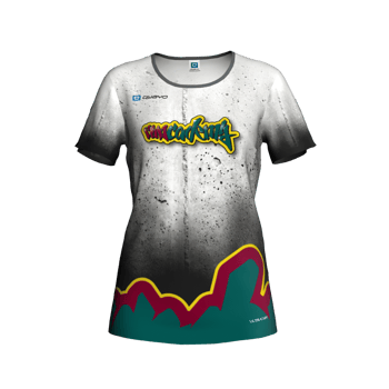 Produktansicht runcademy Shirt 2025 hell Damen