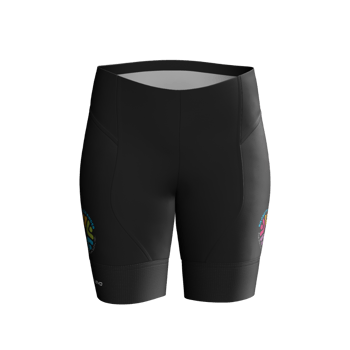 Produktansicht netzwerk.SOZIAL Radhose Damen mit KfK-Logo