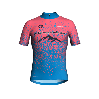 Product view CentralOregonWheelers Male Berry/Blue Anniversaryjersey 181