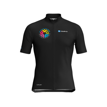 Produktansicht netzwerk.SOZIAL Radtrikot Unisex schwarz Produktansicht netzwerk.SOZIAL Radtrikot Unisex schwarz