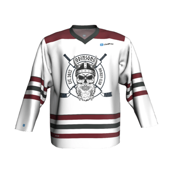 Product view Icedogs ODINSONS WHITE JERSEYS