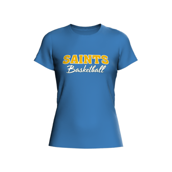 Produktansicht saints-basketball Shirt Damen blau