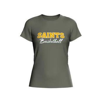 Produktansicht saints-basketball Shirt Damen grau