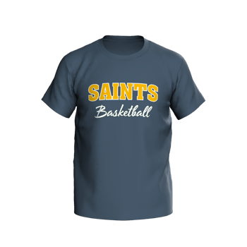 Produktansicht saints-basketball Shirt Kids grau