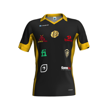 Product view GoldGleamEsports Official Gold Gleam Esports Polo Jersey