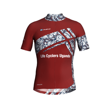 Produktansicht LifeCyclersUganda Herren-Kurzarm-Trikot (englisch) Produktansicht LifeCyclersUganda Herren-Kurzarm-Trikot (englisch)