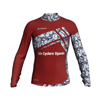 Produktansicht LifeCyclersUganda Herren-Langarm-Trikot (Englisch) Produktansicht LifeCyclersUganda Herren-Langarm-Trikot (Englisch)