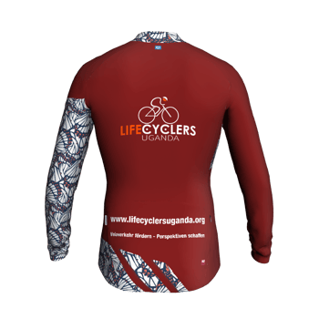 Produktansicht LifeCyclersUganda Herren-Langarm-Trikot (Deutsch) Produktansicht LifeCyclersUganda Herren-Langarm-Trikot (Deutsch)