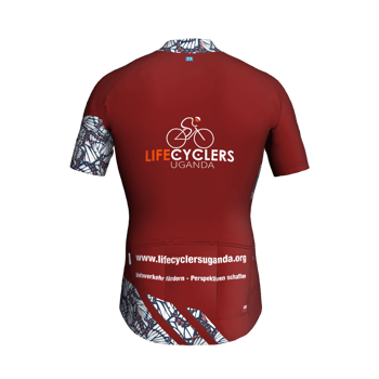 Produktansicht LifeCyclersUganda Herren-Kurzarm-Trikot (deutsch) Produktansicht LifeCyclersUganda Herren-Kurzarm-Trikot (deutsch)