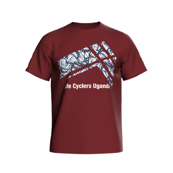 Produktansicht LifeCyclersUganda Rundhals-T-Shirt (englisch) Produktansicht LifeCyclersUganda Rundhals-T-Shirt (englisch)