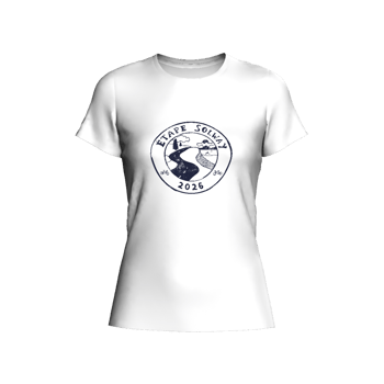Product view dalbeattiecommunityinitiative Women's cut 
Etape Solway 2026 
Blue Logo Tee